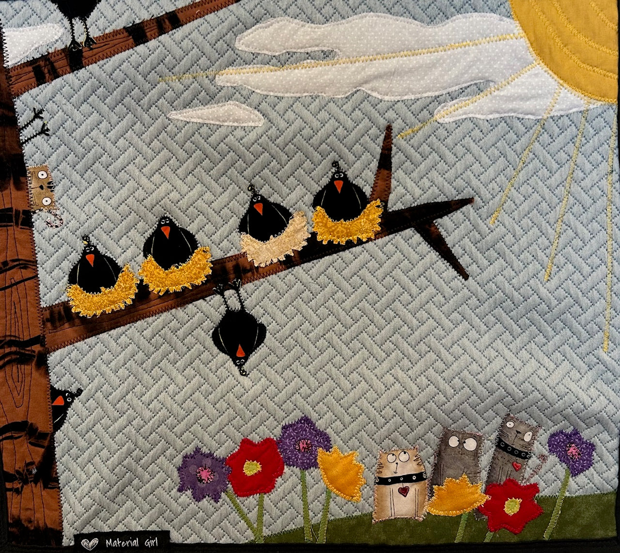 Colorful Art Quilt _ Counting crows