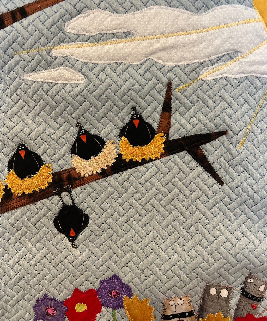 Colorful Art Quilt _ Counting crows