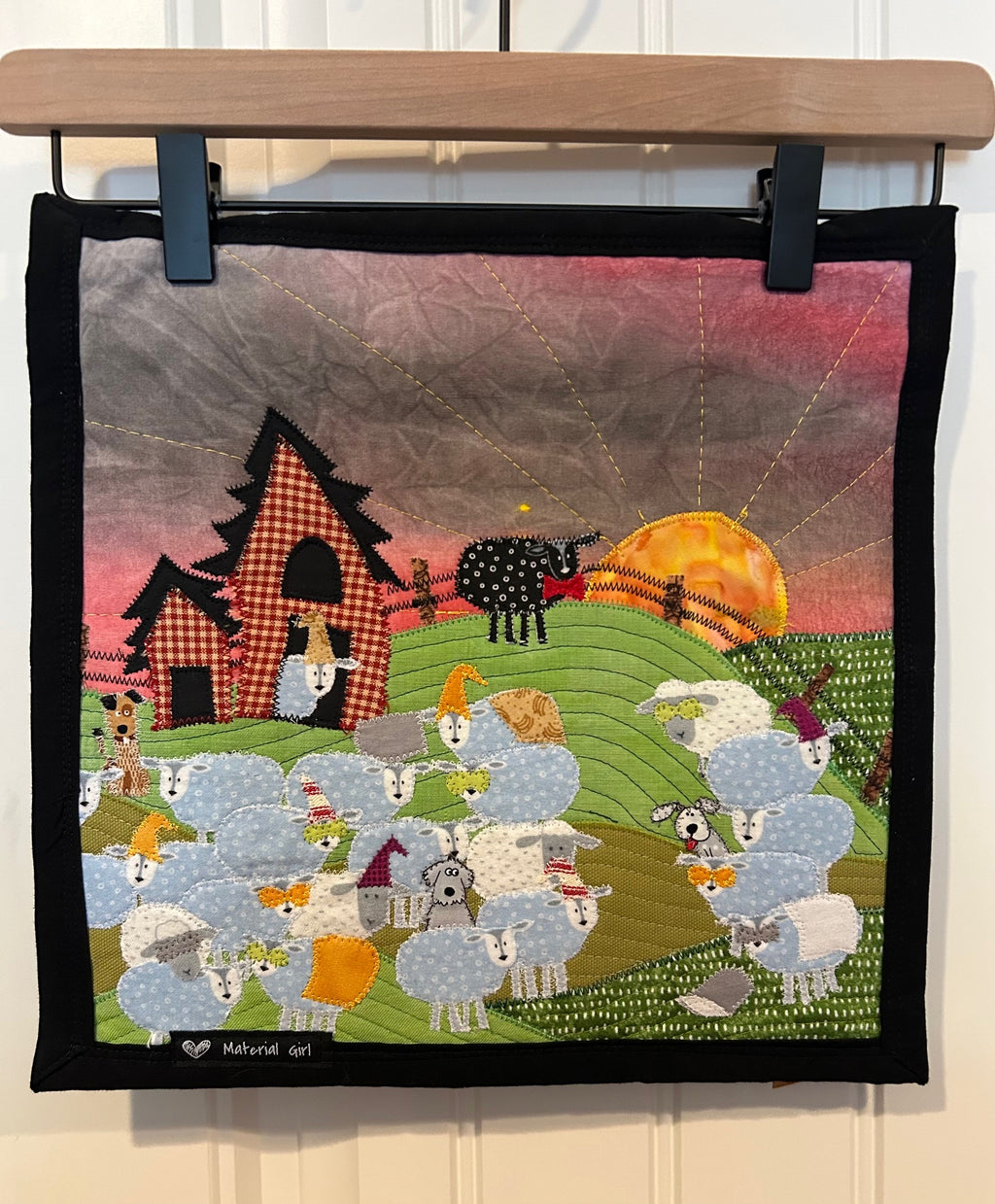 Colorful Art Quilt- Sleepy Time