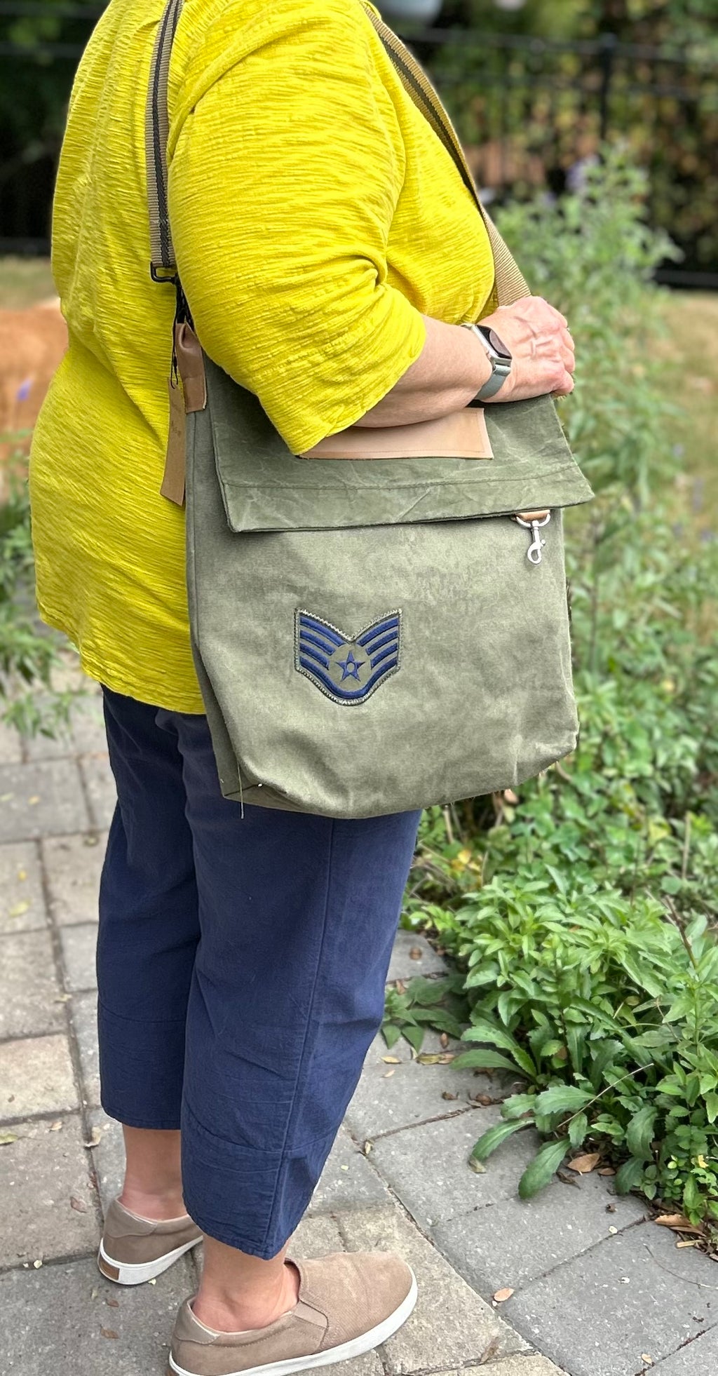Vintage Army Tote