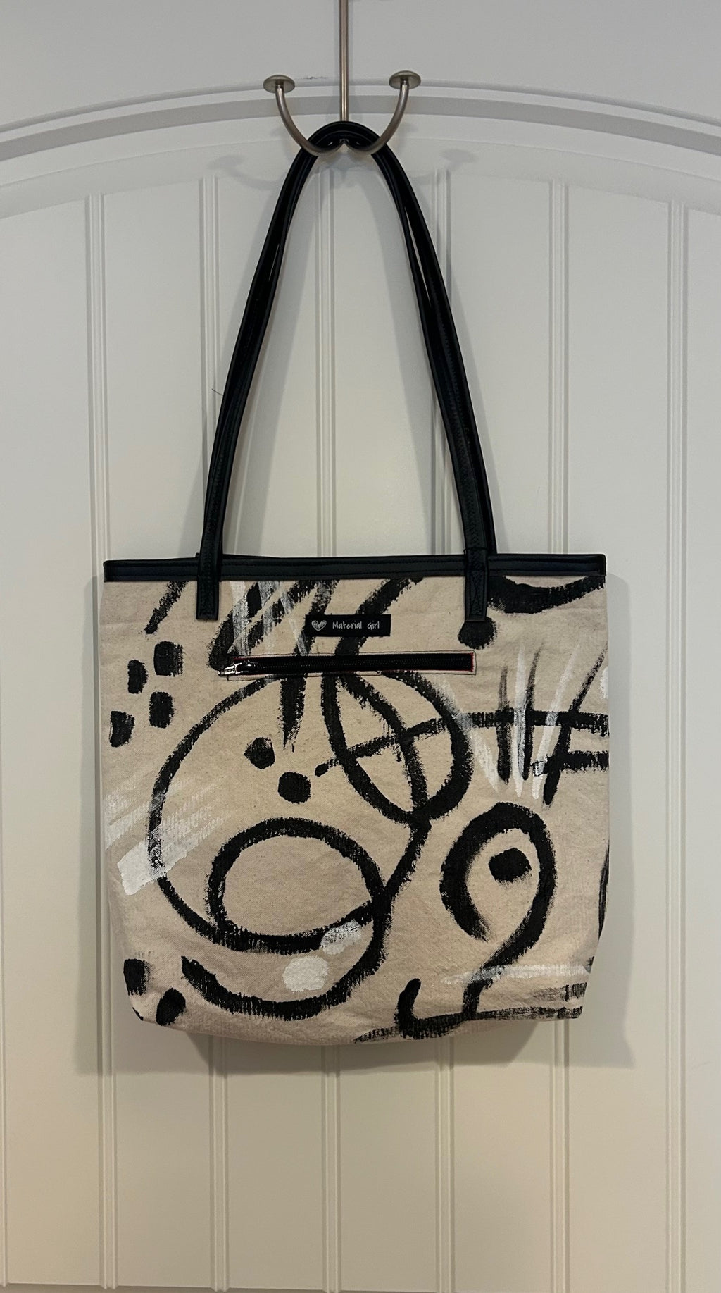 Hand Painted Canvas Tote Bag