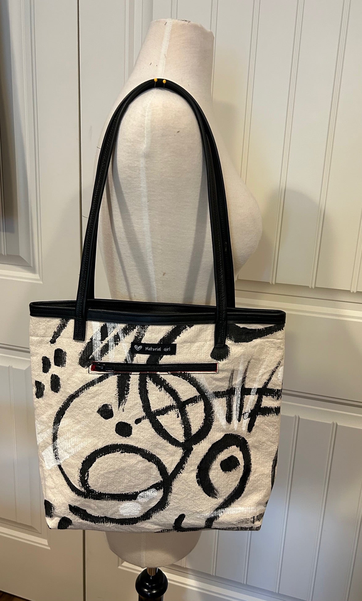 Hand Painted Canvas Tote Bag